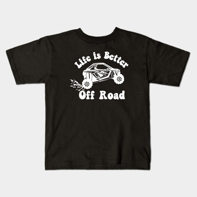 Four Wheeling Offroad Kids T-Shirt by VikingHeart Designs